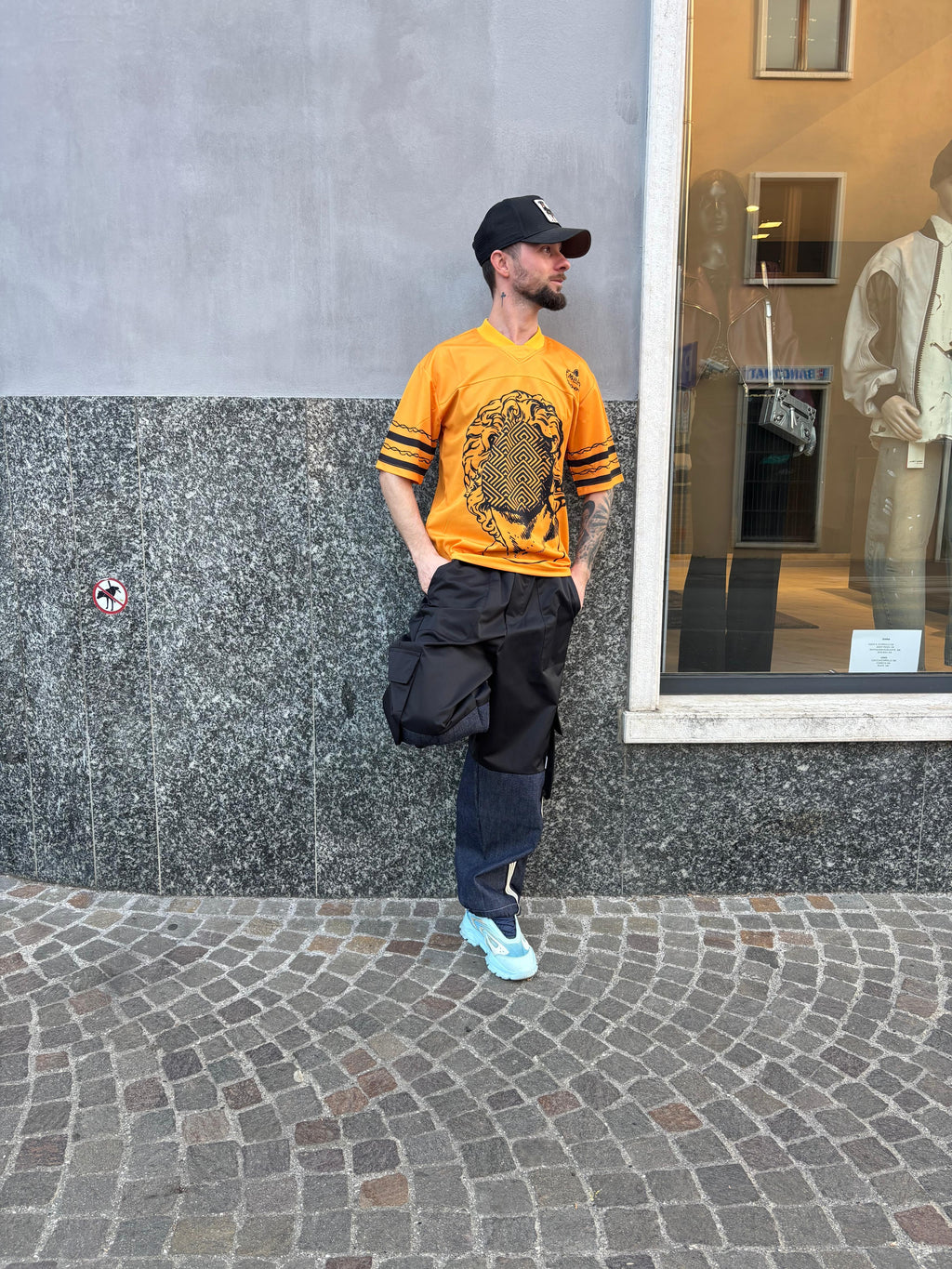 Jersey Oversize “MNML 84” Orange – Bold Street Edition
