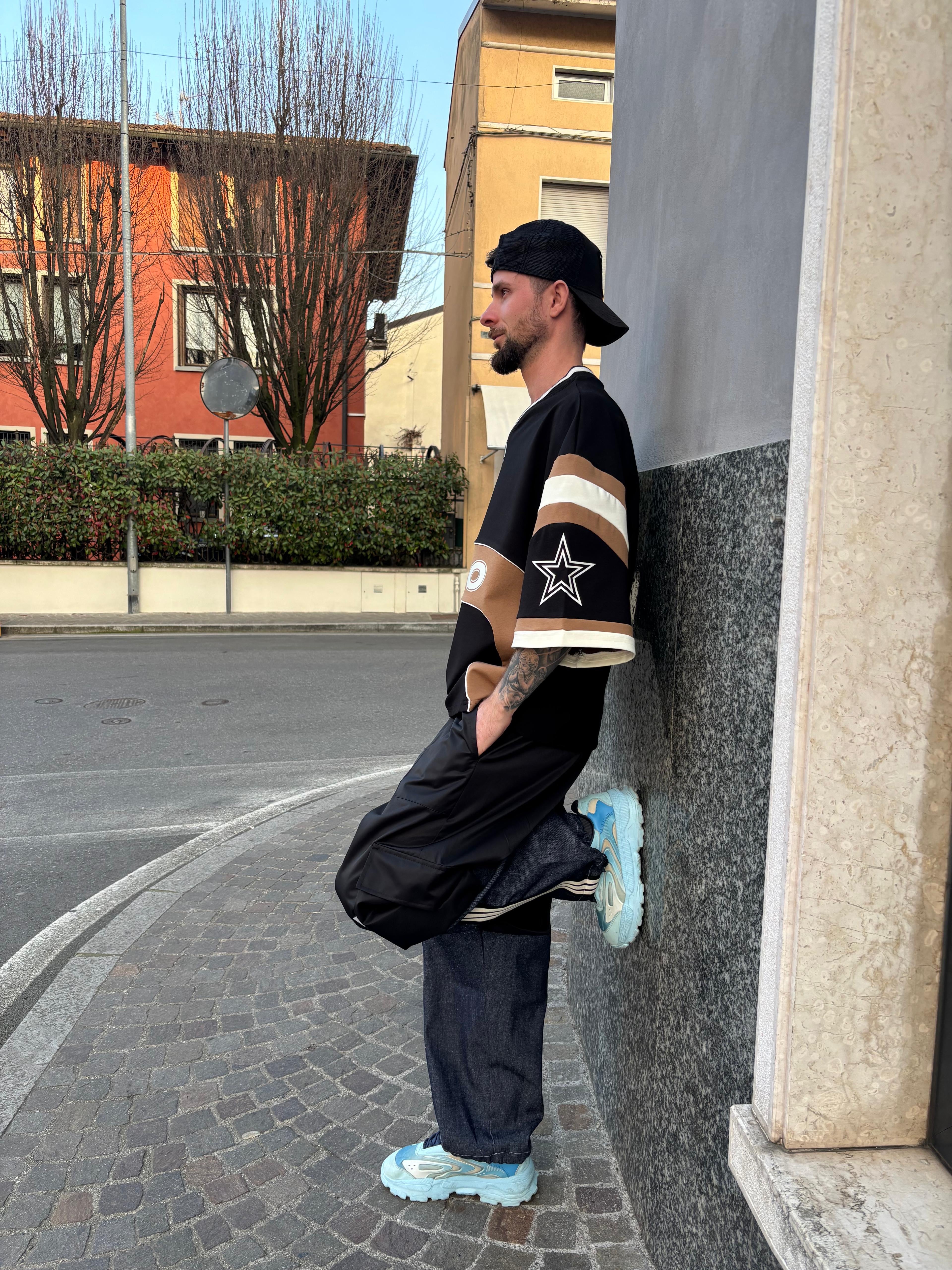 Completo Oversize HYDO – Jersey Urban + Cargo Denim Tech