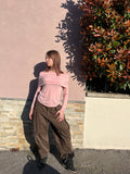 Maglia con scollo shiffer