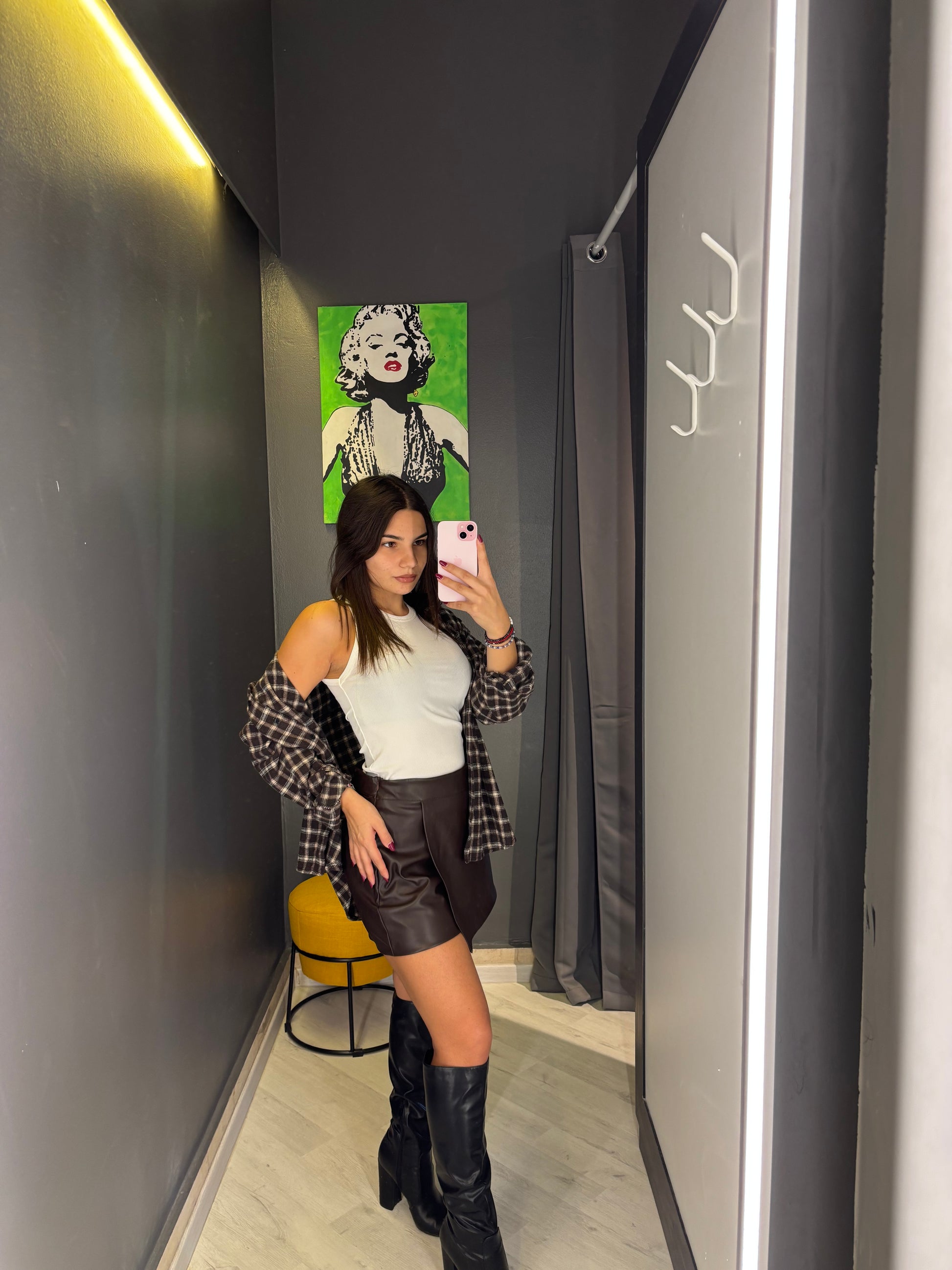 Camicia a Quadri in Flanella Oversize – Stile Casual Autunnale