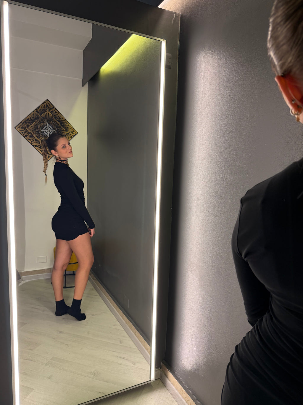Vestito Nero Aderente “Midnight Shape”