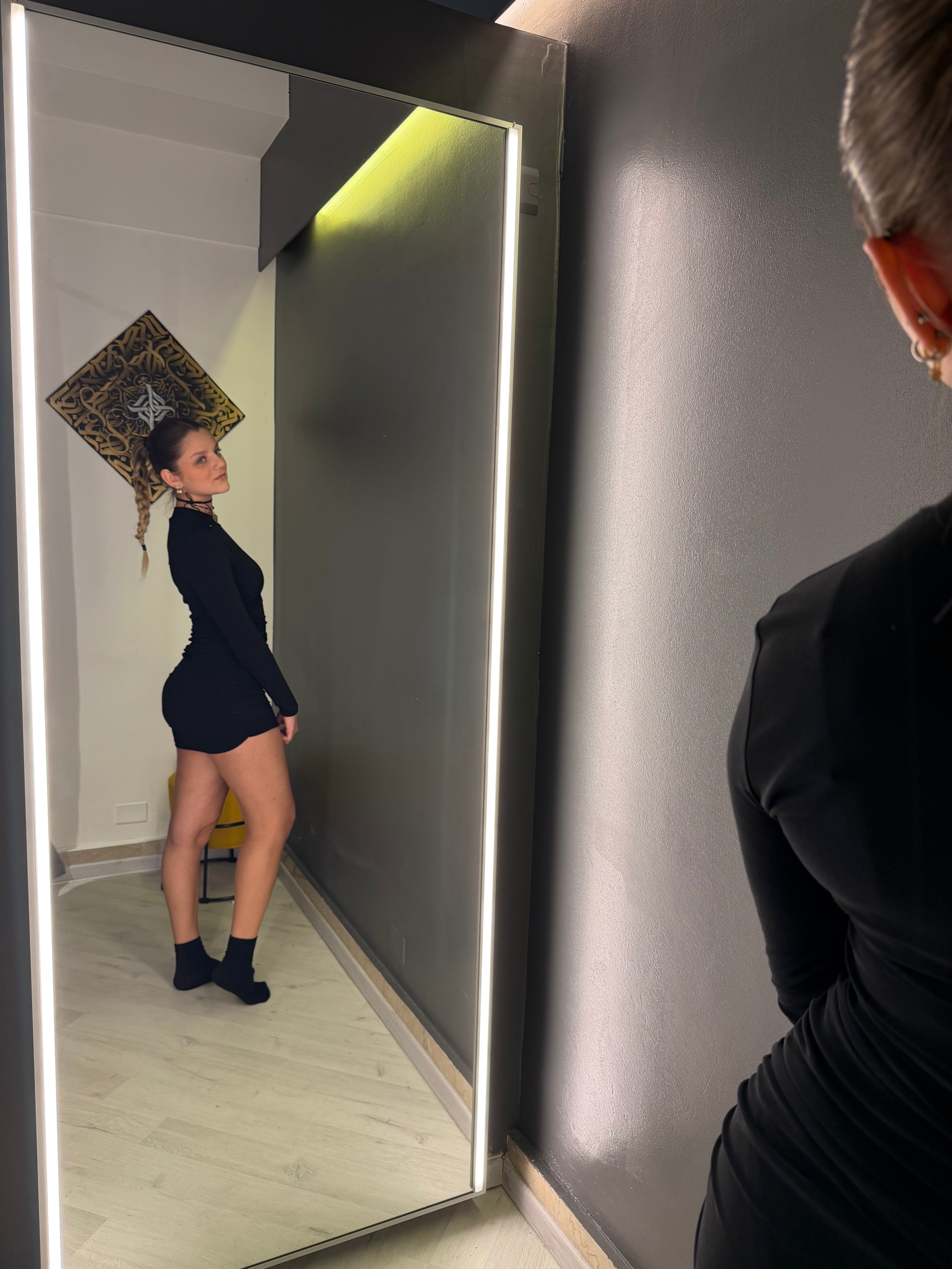 Vestito Nero Aderente “Midnight Shape”
