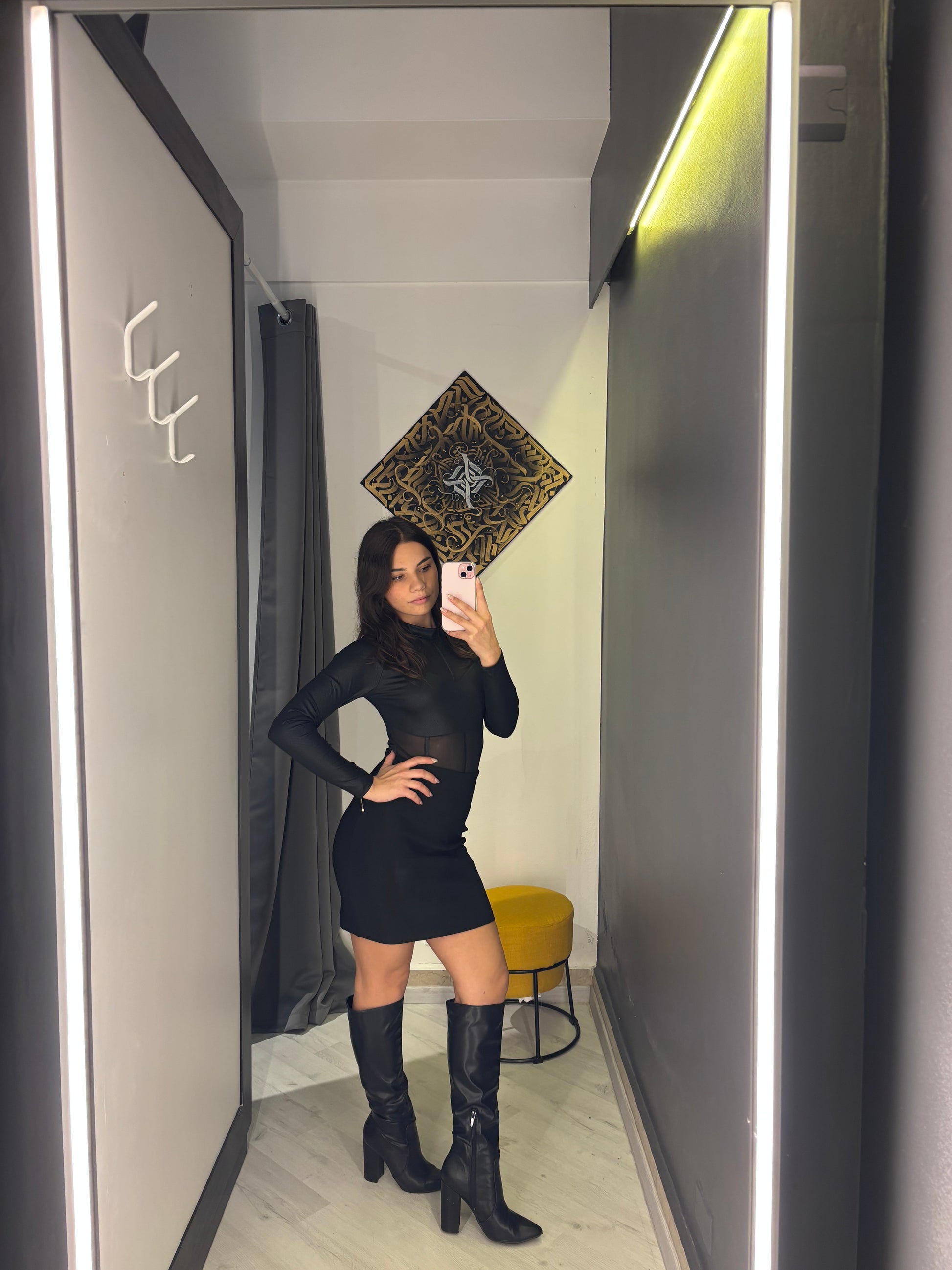 🖤 Body trasparente “Black Vision” – Seduzione e carattere in ogni dettaglio 🖤