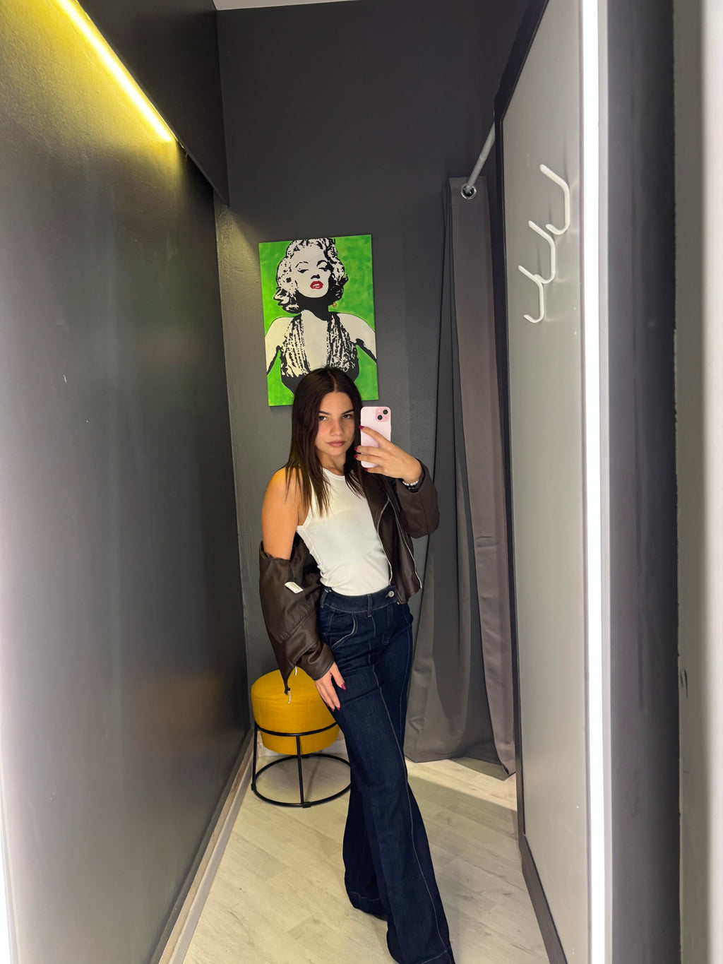 Giacca in Ecopelle Marrone – Stile Intramontabile & Casual Chic