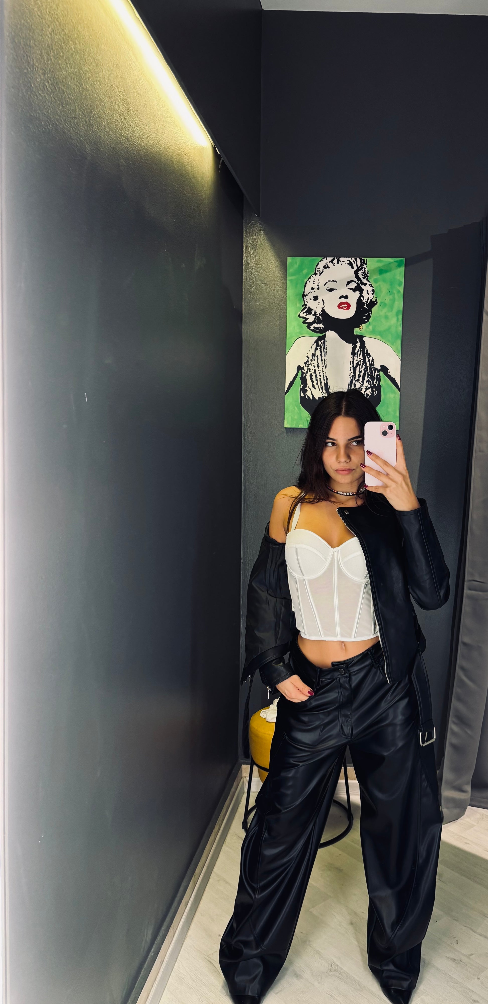 Top Corsetto Bianco Elegante con Coppe Strutturate