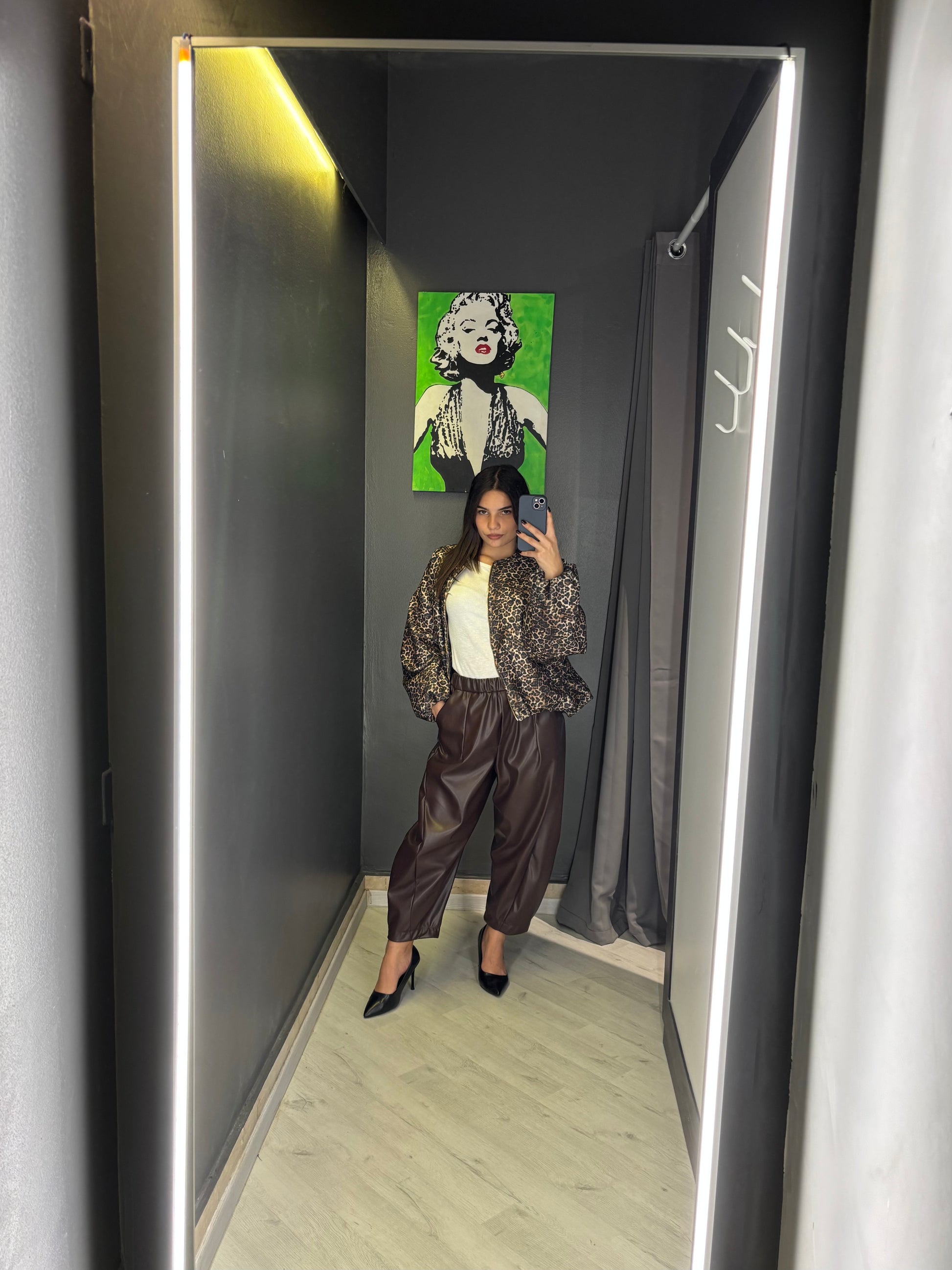 Bomber Donna Leopardato – Stile Urban Wild con Taglio Oversize