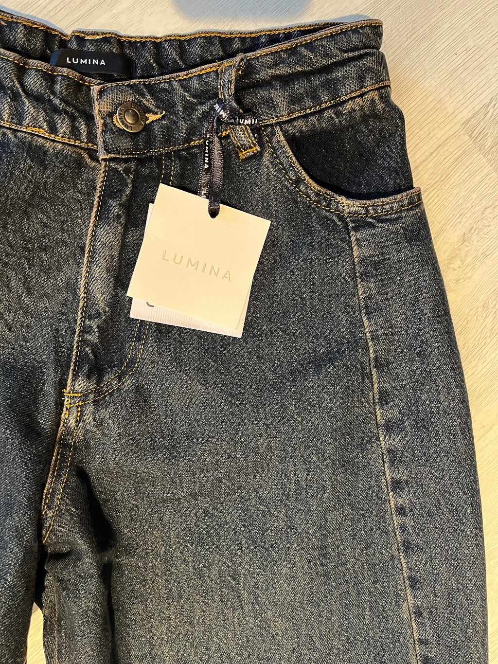 Jeans Donna Wide Leg LUMINA – Denim Scuro Vintage