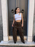 Top Crop Bianco Cut-Out