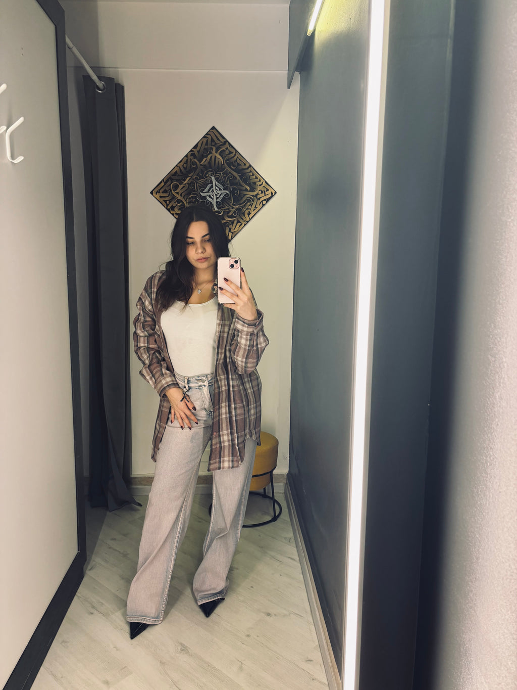 Camicia a Quadri Cozy Flannel – Soft Touch, Stile Casual Chic