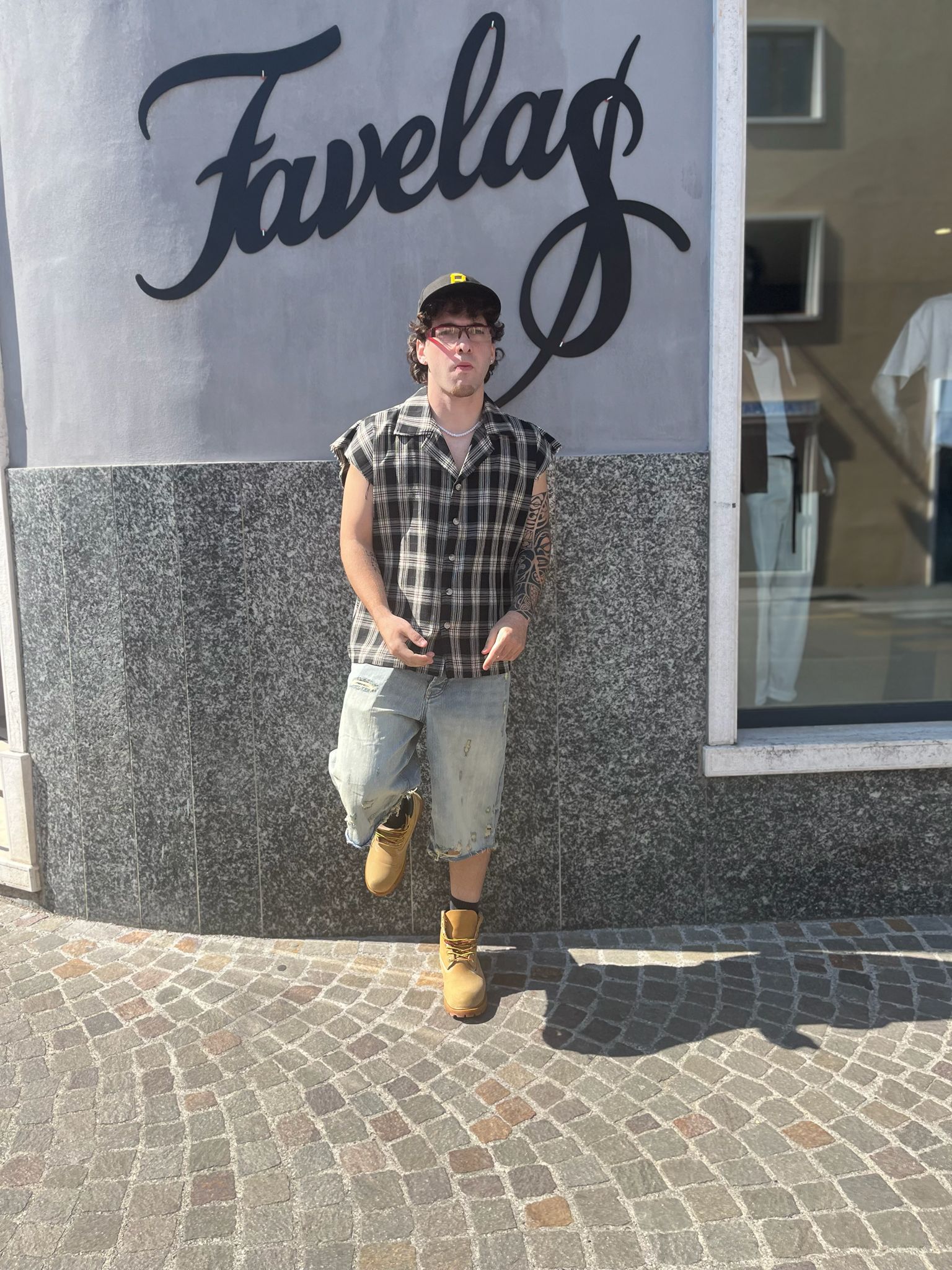 CAMICIA OVER FIT SMANICATA