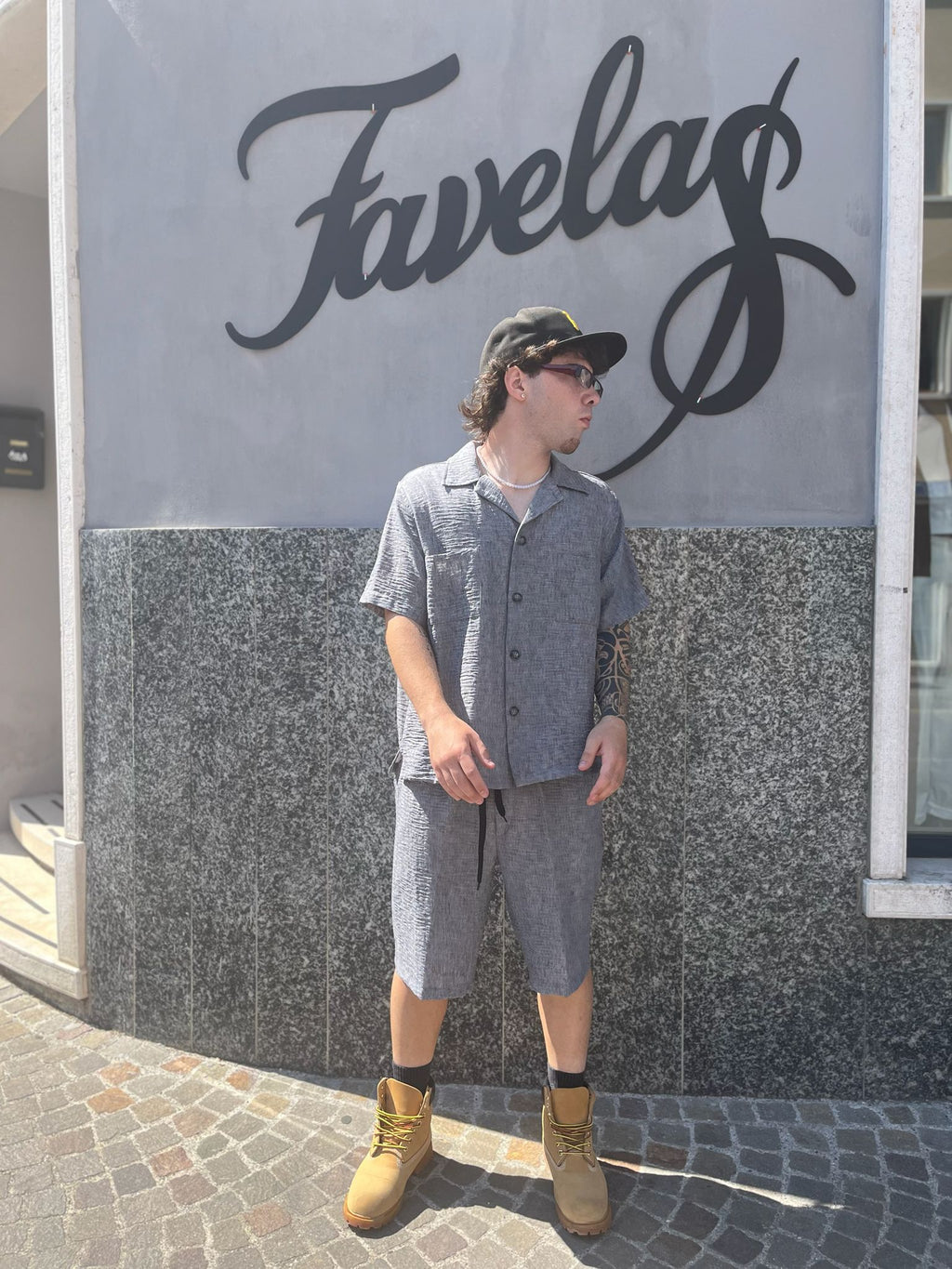 COMPLETO STREETWEAR MODERNO GRIGIO