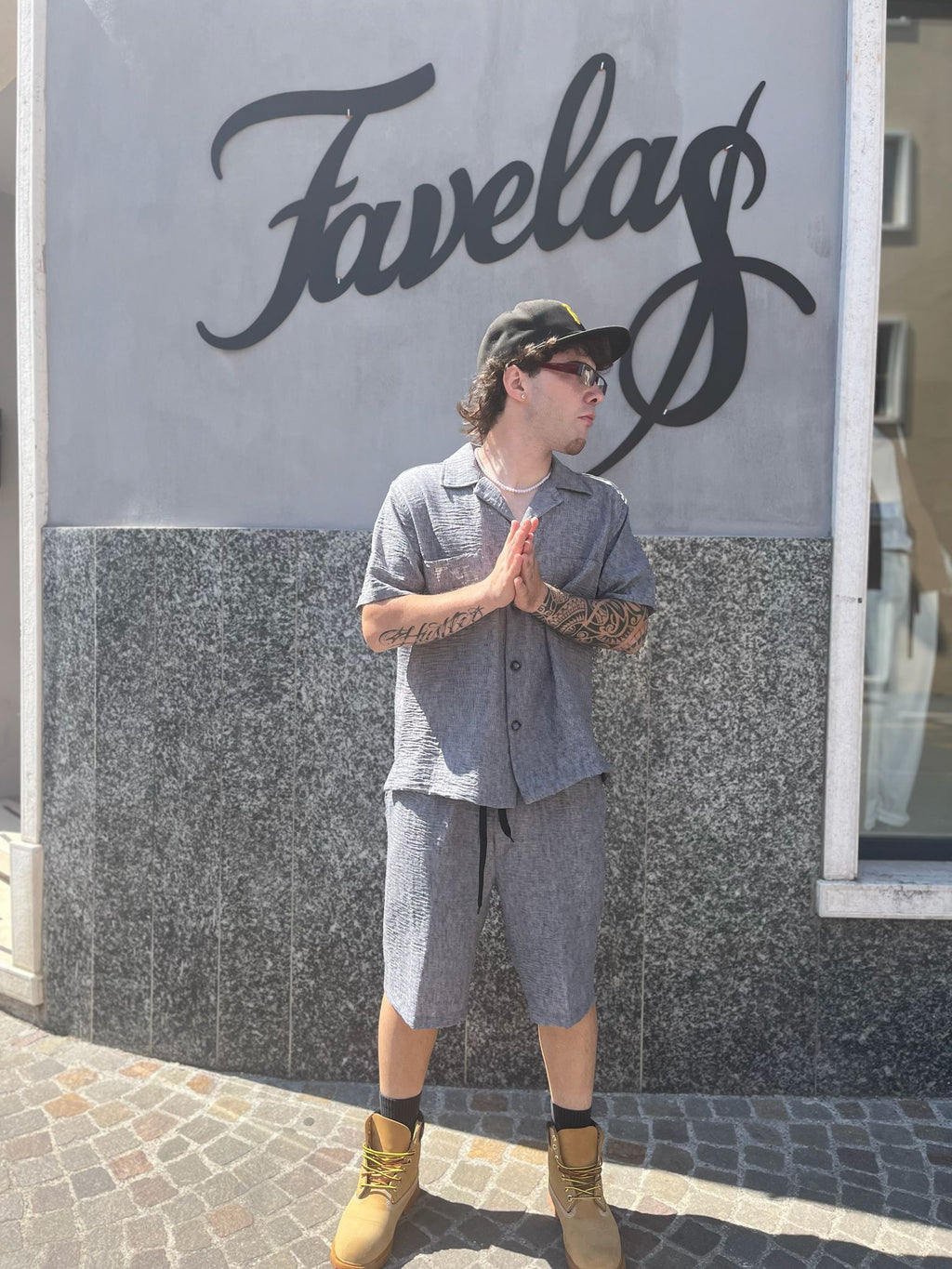 COMPLETO STREETWEAR MODERNO GRIGIO