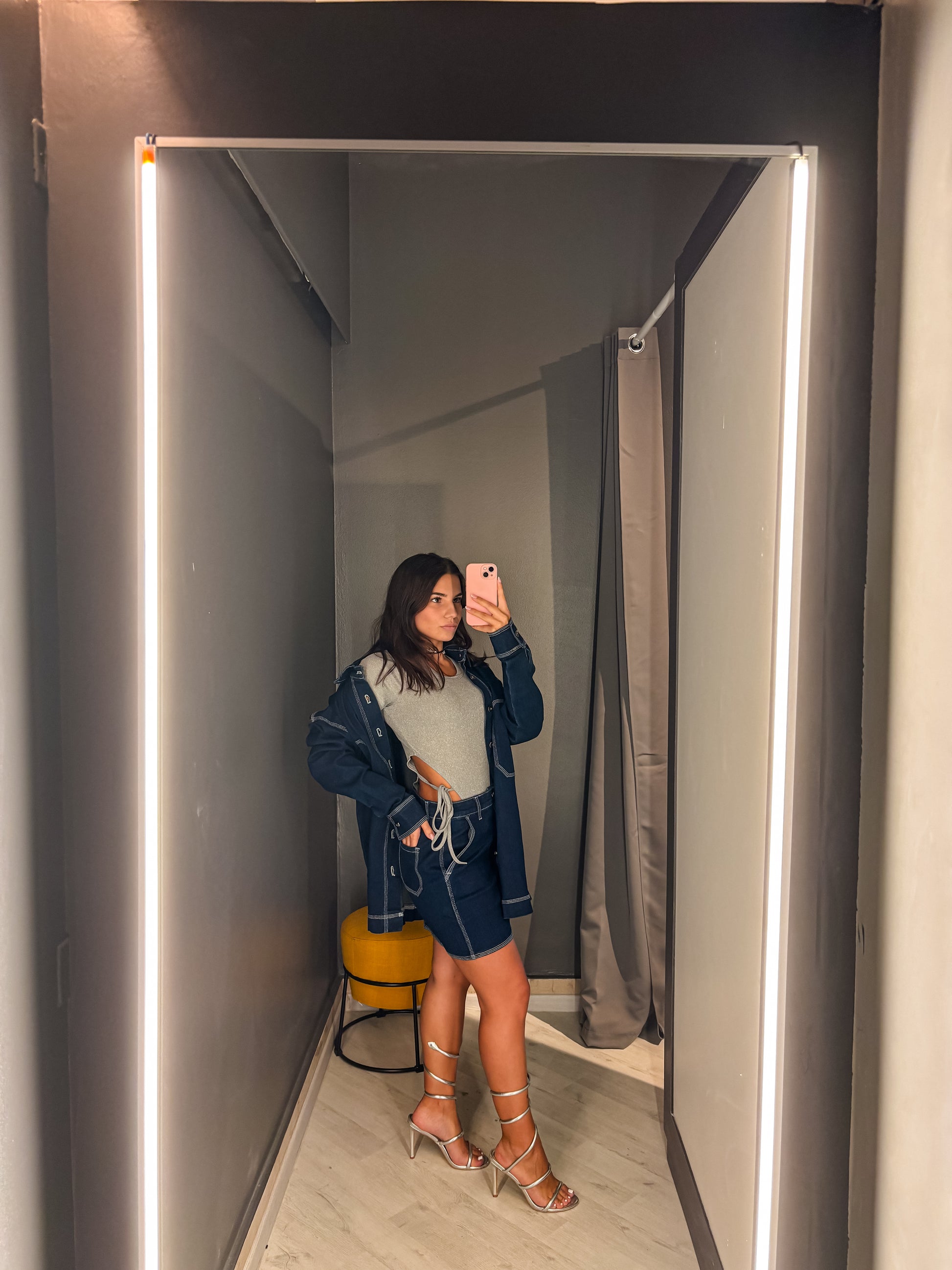 ✨ Completo Denim Chic – Giacca & Gonna in Jeans ✨