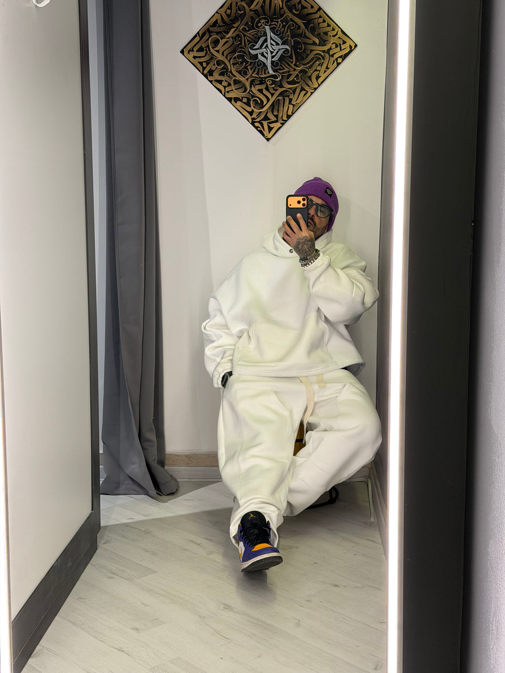 Tuta Uomo Street Essential White – Comfort Premium & Stile Urbano