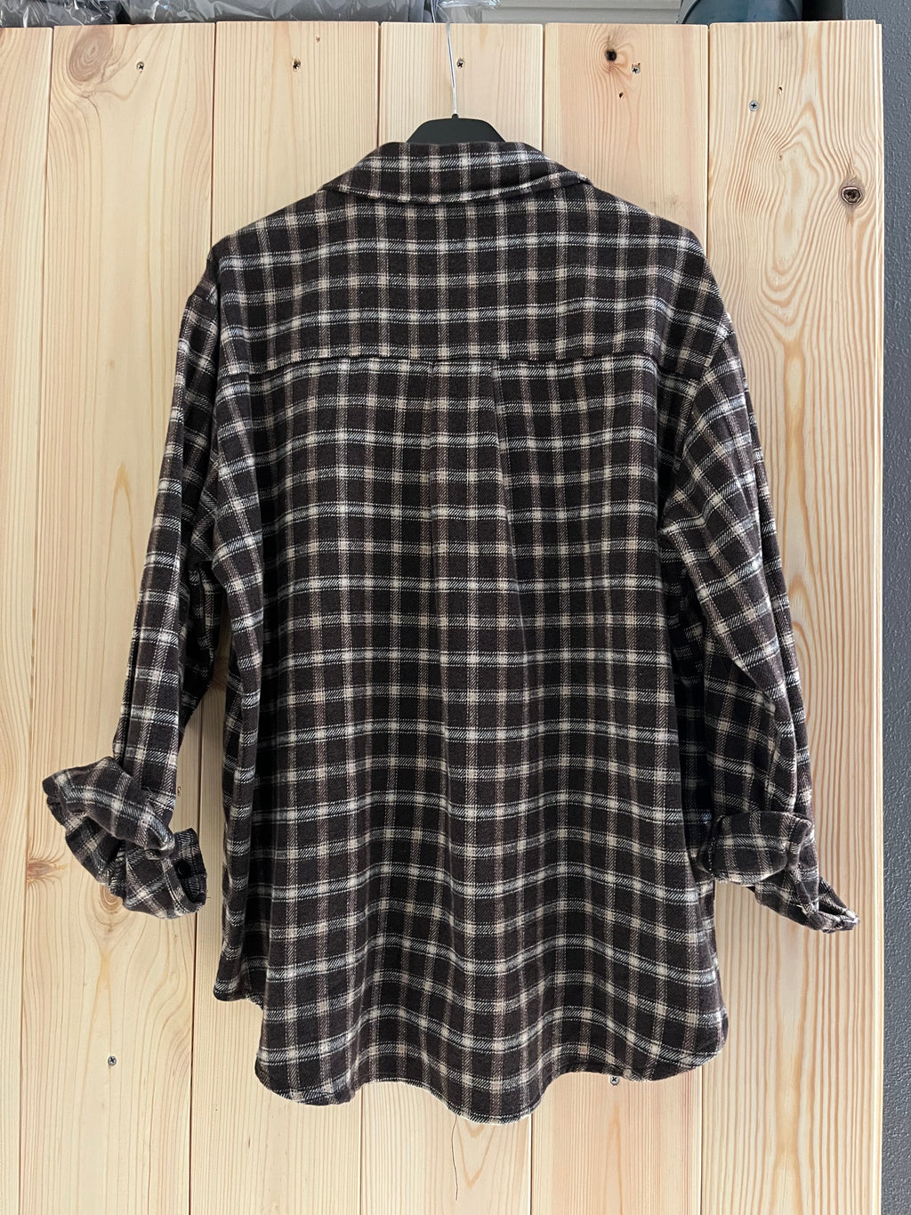 Camicia a Quadri in Flanella Oversize – Stile Casual Autunnale
