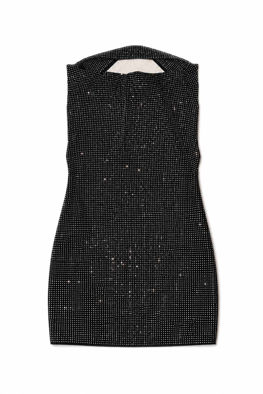 Vestito “Midnight Sparkle” — Mini dress schiena scoperta effetto luminoso