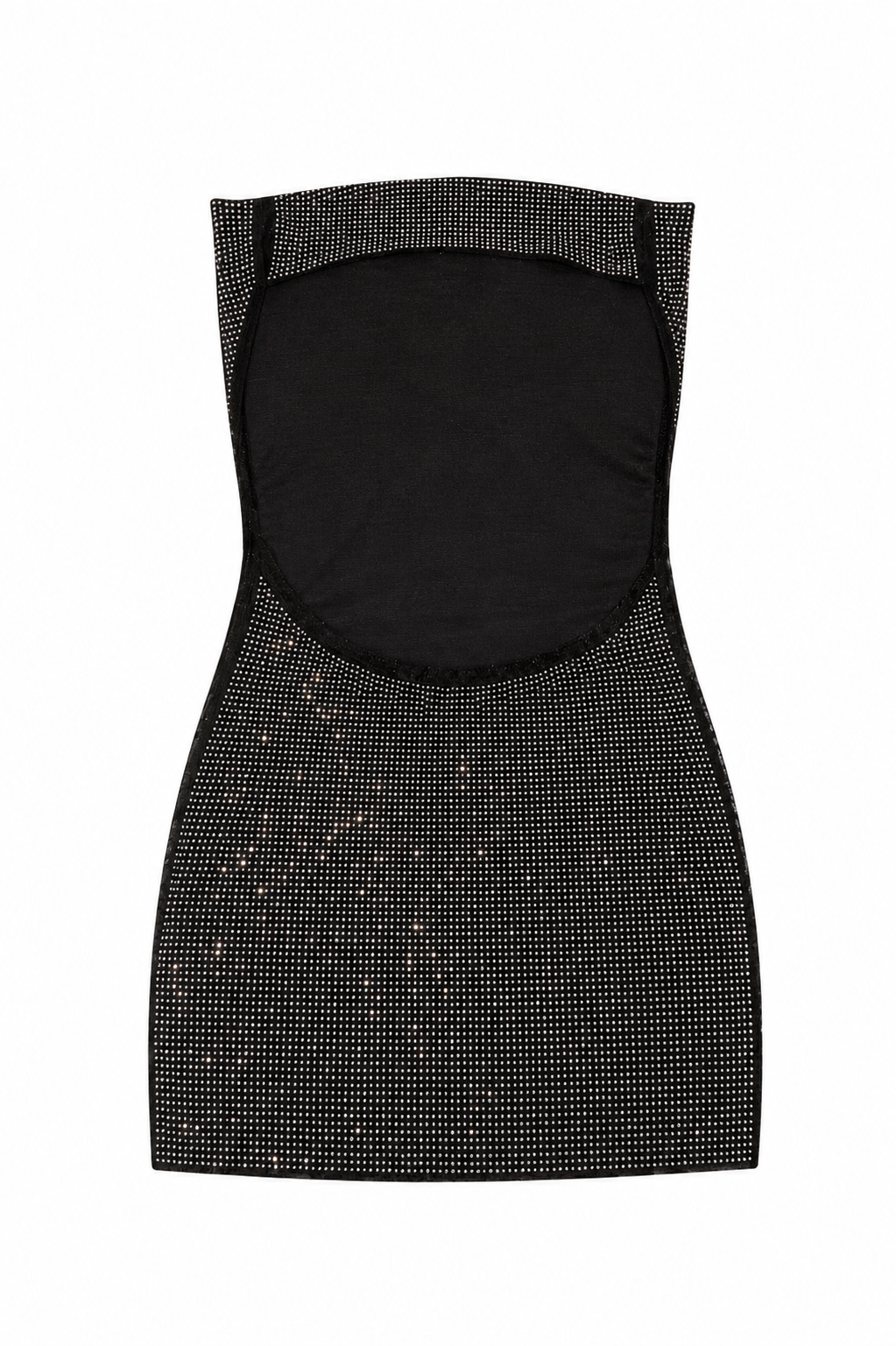 Vestito “Midnight Sparkle” — Mini dress schiena scoperta effetto luminoso