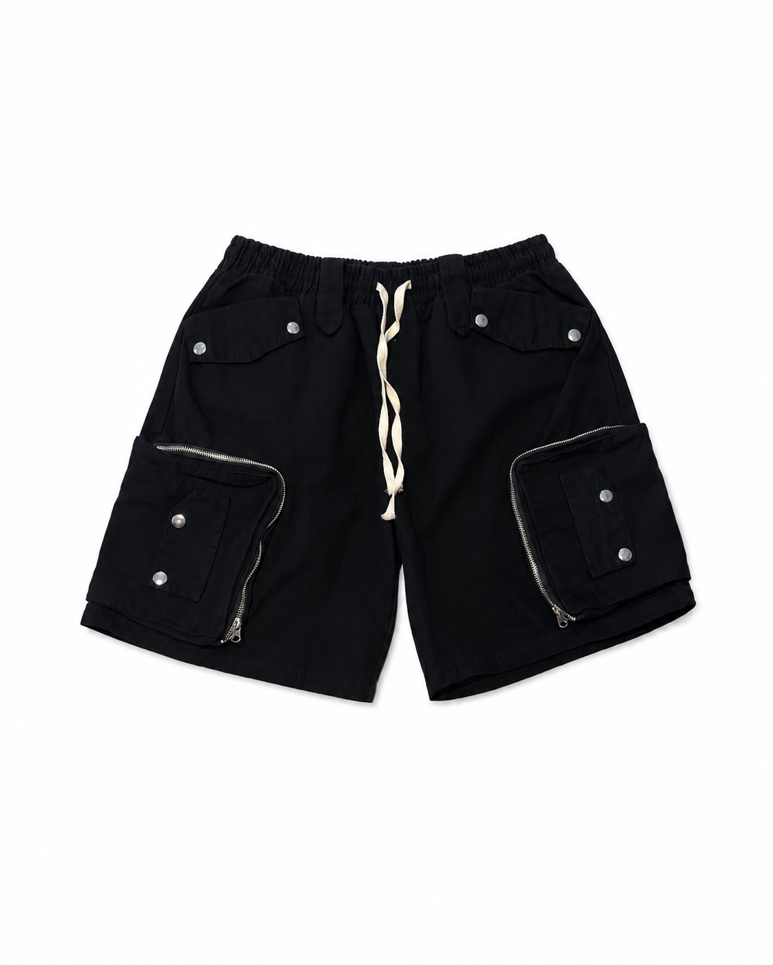 PANTALONCINO CARGO STREETWEAR NERO