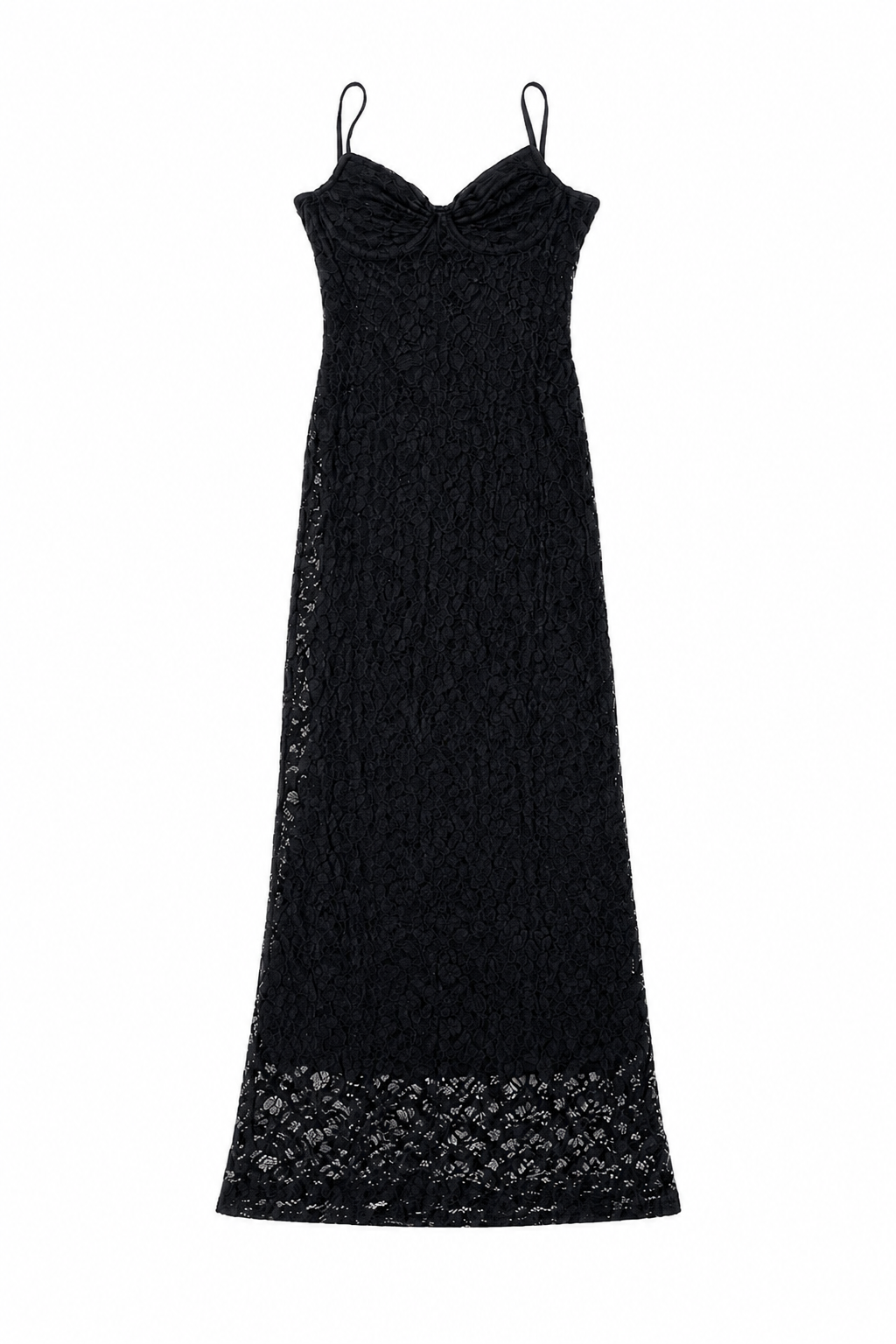 🖤 Abito lungo in pizzo “Dark Desire” – Eleganza che lascia il segno 🖤