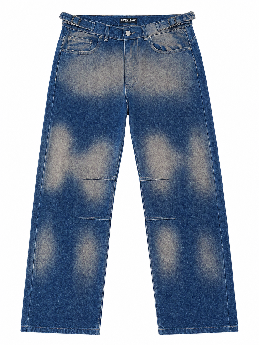 Jeans moda MICKEY blu spray