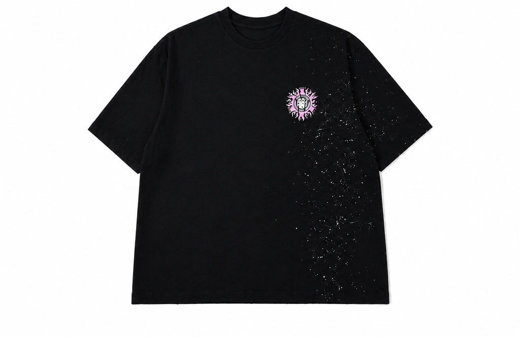 T-shirt surfer tee black