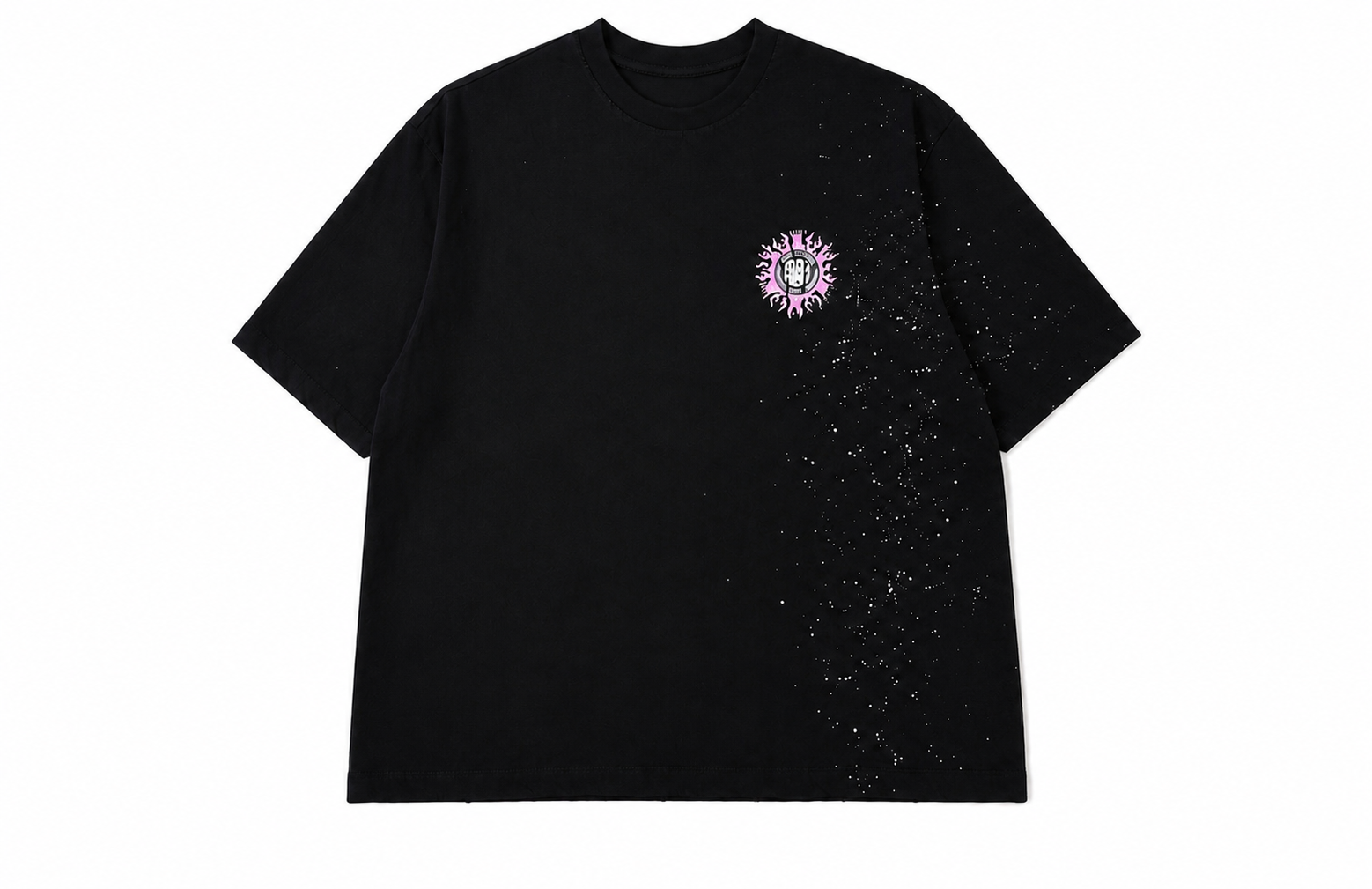 T-shirt surfer tee black