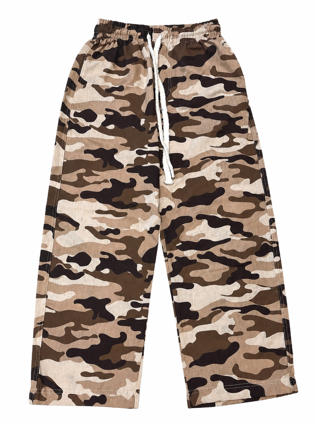 Pantalone loose camo desert
