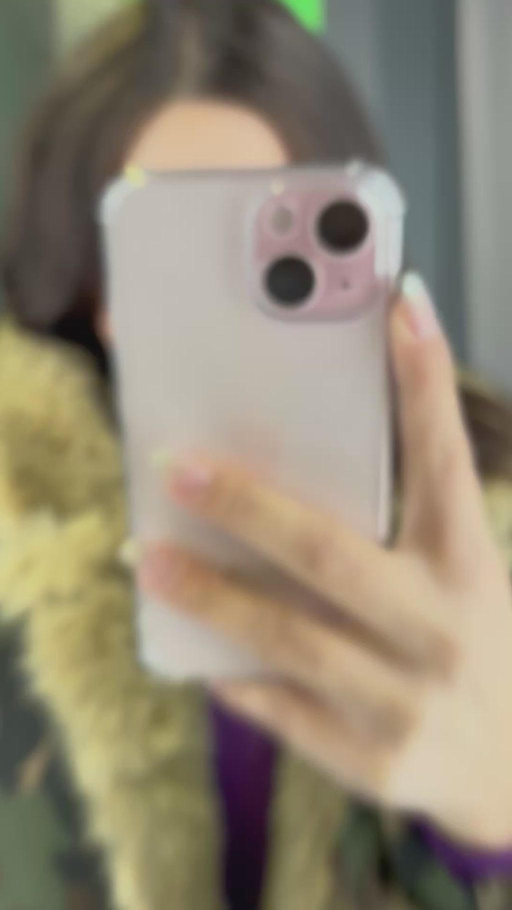 Giacca Camo Oversize con Pelliccia – Lumina Fashion