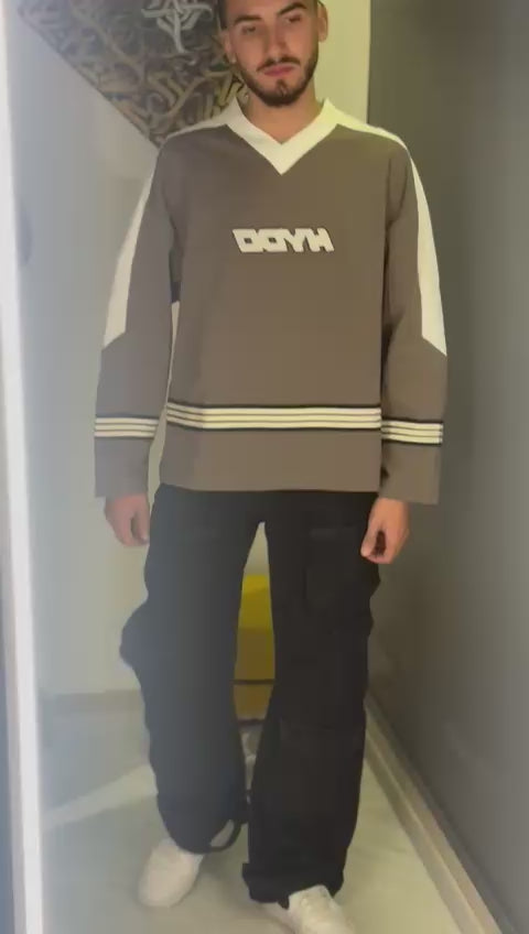 👕 Maglia Uomo “Street Vision” – Stile Oversize e Dettagli Sporty