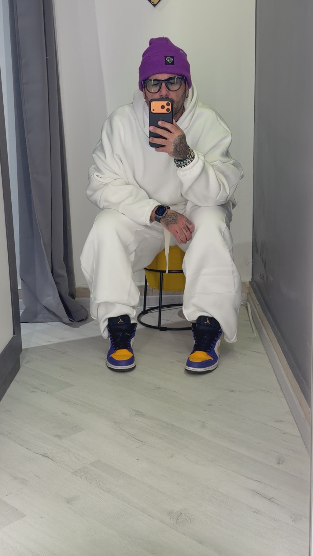 Tuta Uomo Street Essential White – Comfort Premium & Stile Urbano