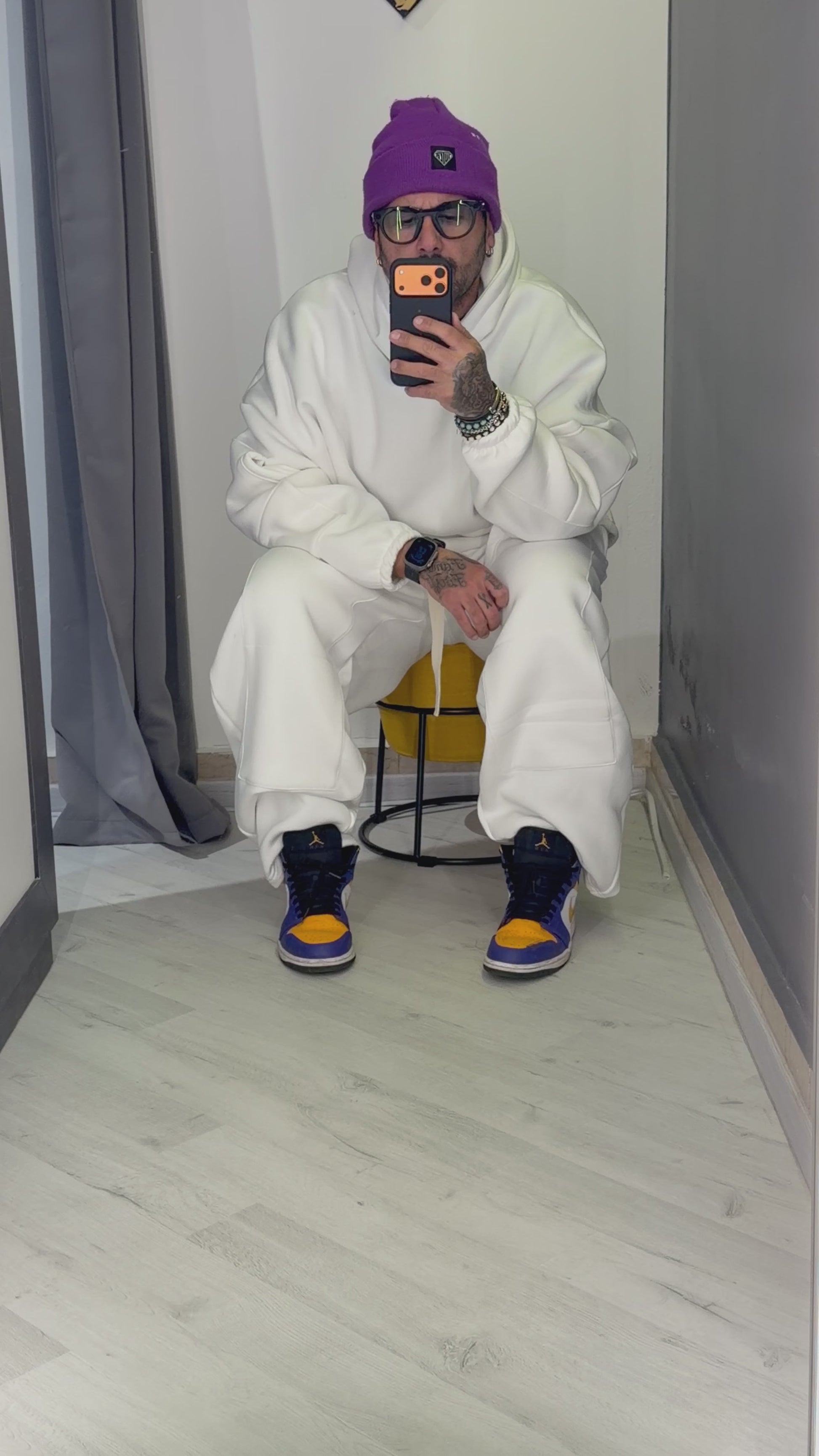 Tuta Uomo Street Essential White – Comfort Premium & Stile Urbano