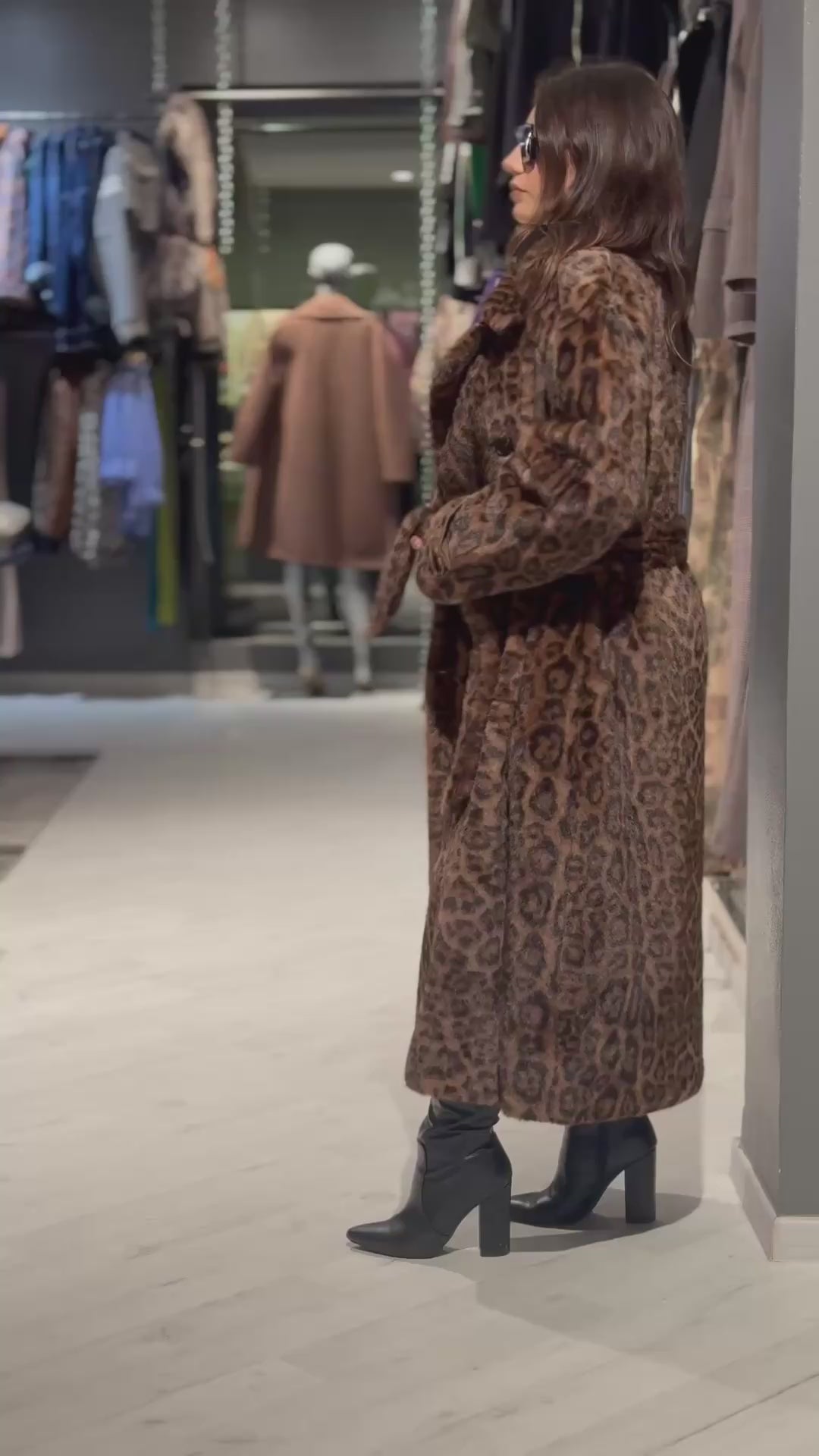 Cappotto in Eco-Pelliccia Leopardata – Luxury Wild Edition