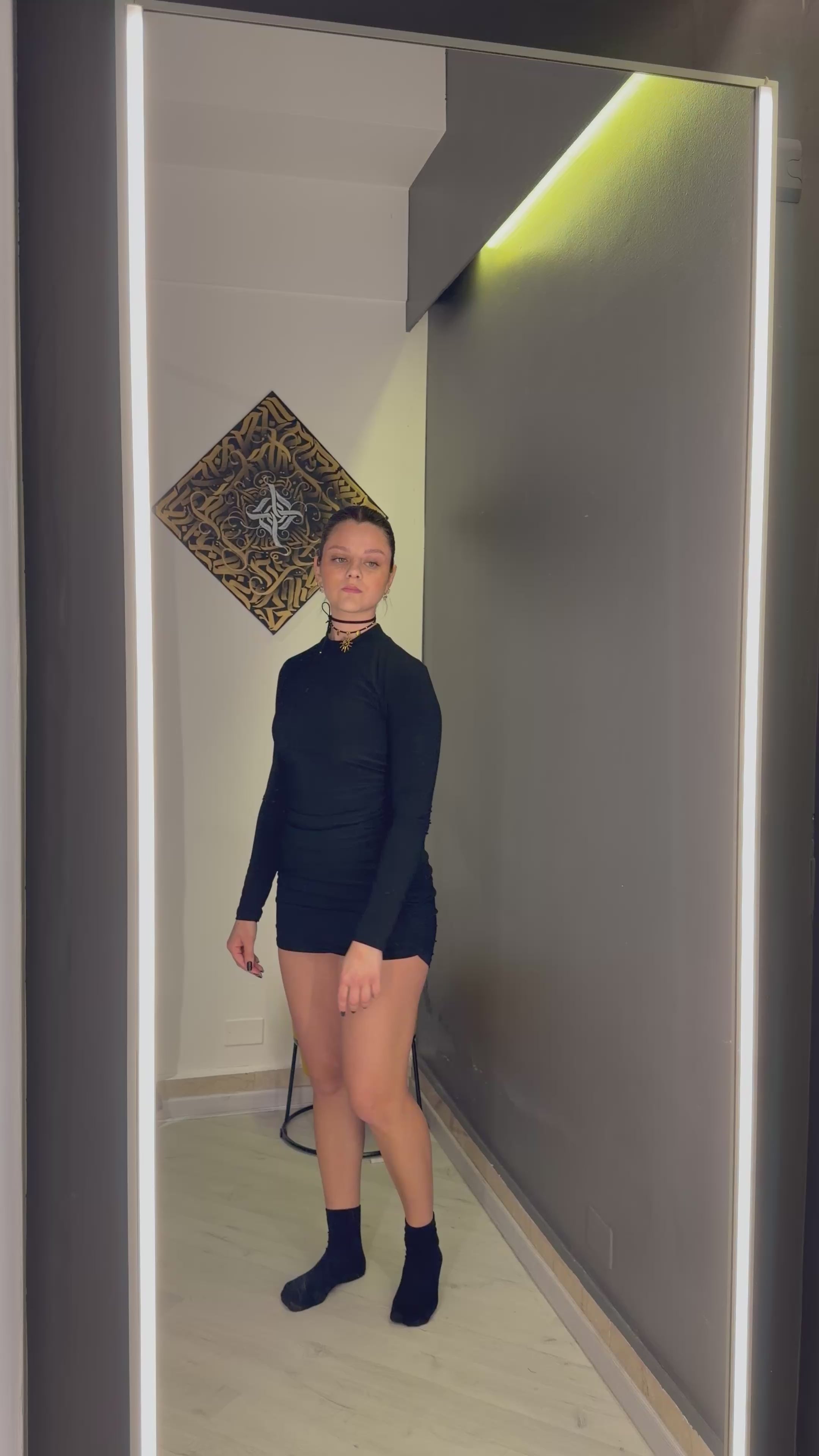 Vestito Nero Aderente “Midnight Shape”